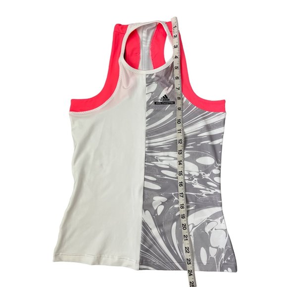 Adidas x Stella McCartney Barricade Tank White‎ Oyster Gray Flash Red XS RARE! - Picture 6 of 11